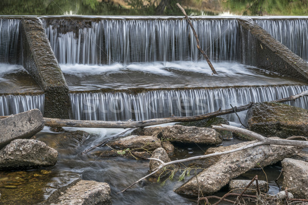 Río uno numeroso agua fuerte cascada Foto stock © PixelsAway