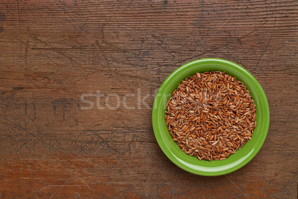 bowl of brown rice Stock photo © PixelsAway