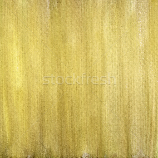 Stock photo: yellow brown painted abstract 