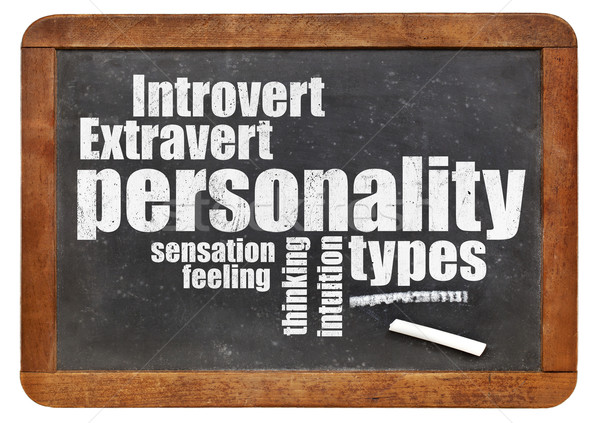 personality types on blackboard Stock photo © PixelsAway