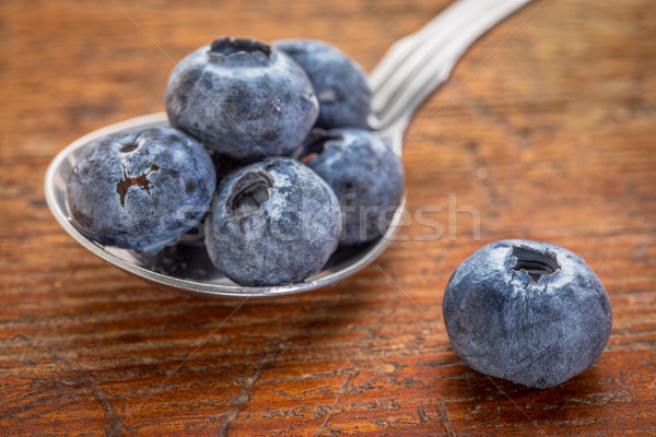 blueberries on tablespoon Stock photo © PixelsAway