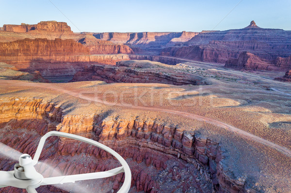 aerial view of Colorado RIver canyon Stock photo © PixelsAway