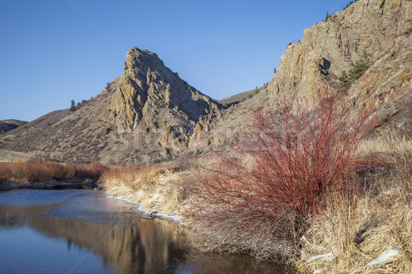 landmark rock and river Stock photo © PixelsAway