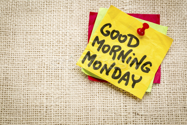 Good morning Monday Stock photo © PixelsAway