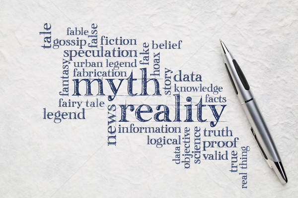 myth and reality word cloud Stock photo © PixelsAway