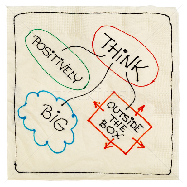 think positively, big, creative Stock photo © PixelsAway