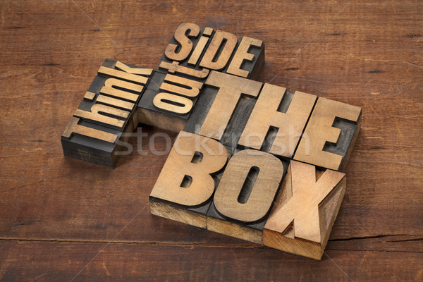 think outside the box Stock photo © PixelsAway