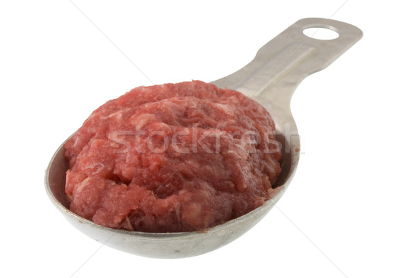 tablespoon of ground bison meat Stock photo © PixelsAway