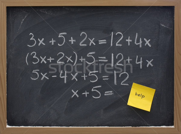 help with math concept Stock photo © PixelsAway