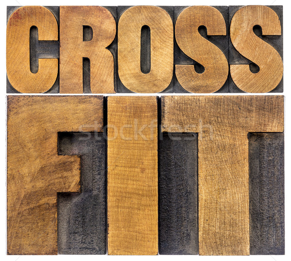 Crossfit mot résumé isolé texte [[stock_photo]] © PixelsAway