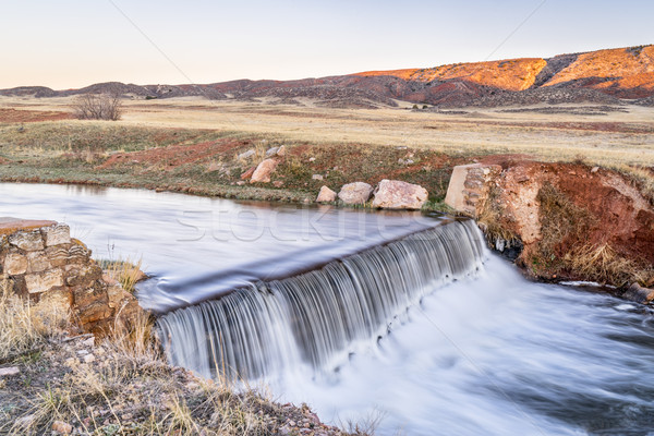 water cascading over a dam  Stock photo © PixelsAway