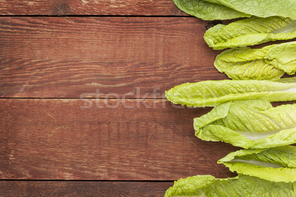 romaine lettuce leaves Stock photo © PixelsAway