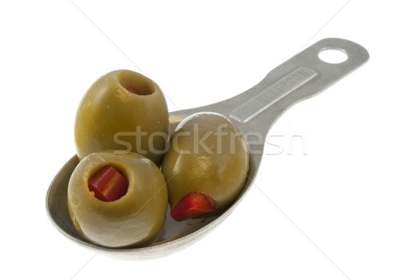 tablespoon of olives Stock photo © PixelsAway