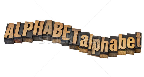 alphabet word abstract Stock photo © PixelsAway