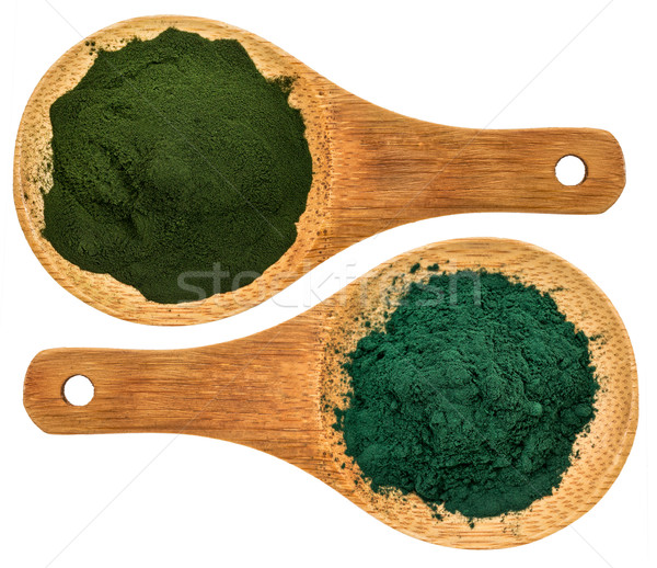 chlorella ans spirulina supplemt powder Stock photo © PixelsAway