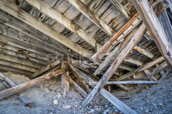 ruins of gold mine in Rocky Mountains Stock photo © PixelsAway