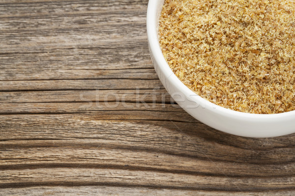 golden flaxseed meal Stock photo © PixelsAway