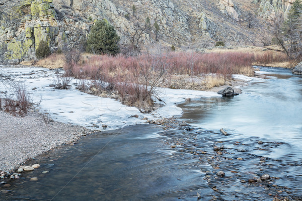 Poudre River in winter Stock photo © PixelsAway