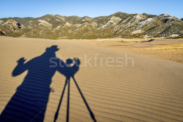 Photographe tir ombre résumé caméra [[stock_photo]] © PixelsAway