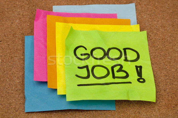 good job - compliment Stock photo © PixelsAway
