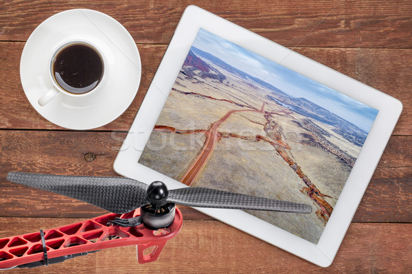 Légi fotózás Colorado képek digitális tabletta Stock fotó © PixelsAway