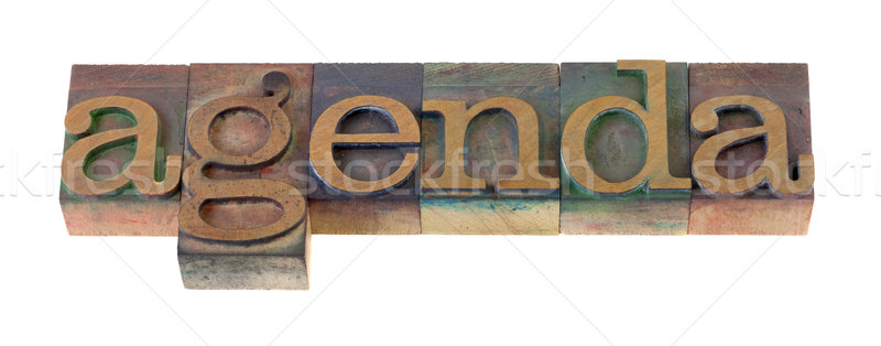 議題 言葉 ヴィンテージ 木製 タイプ ストックフォト © PixelsAway