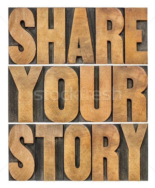 share your story Stock photo © PixelsAway
