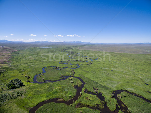 river meanders in a mountain valley Stock photo © PixelsAway