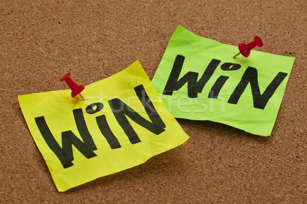 win-win strategy concept Stock photo © PixelsAway