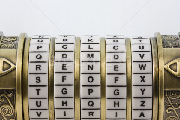 renew set up as a password to combination puzzle box (cryptex) Stock photo © PixelsAway