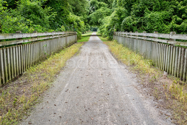Parcours Missouri fiets verlaten spoorweg Stockfoto © PixelsAway