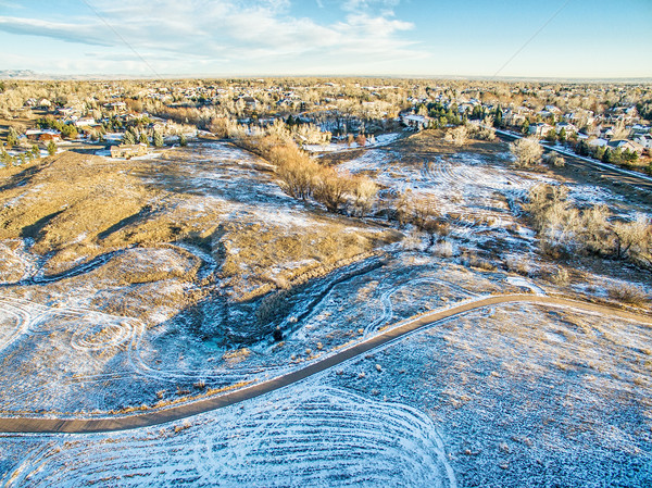 aerial view of Colorado foothills Stock photo © PixelsAway