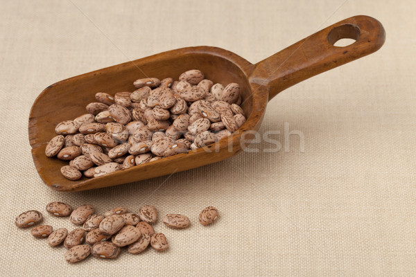 rustic scoop of pinto beans Stock photo © PixelsAway