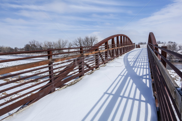 foot and bike trail bridge Stock photo © PixelsAway