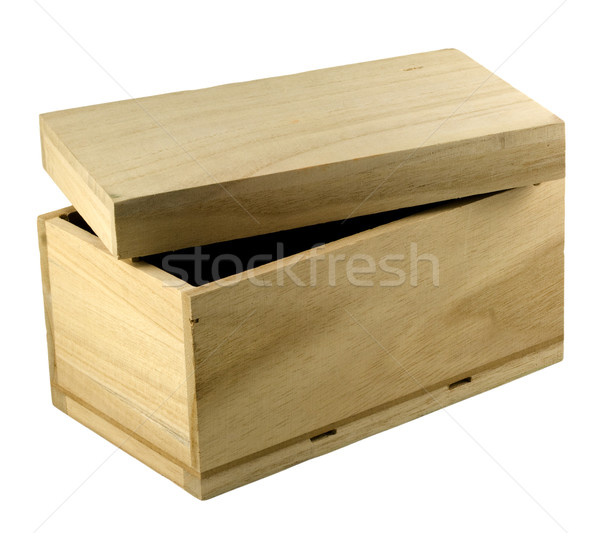 gift box - unfinished wood Stock photo © PixelsAway