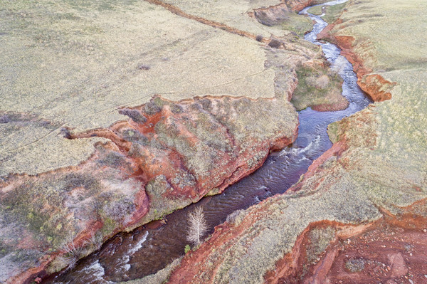 swift creek at  Colorado foothills - aerial view Stock photo © PixelsAway