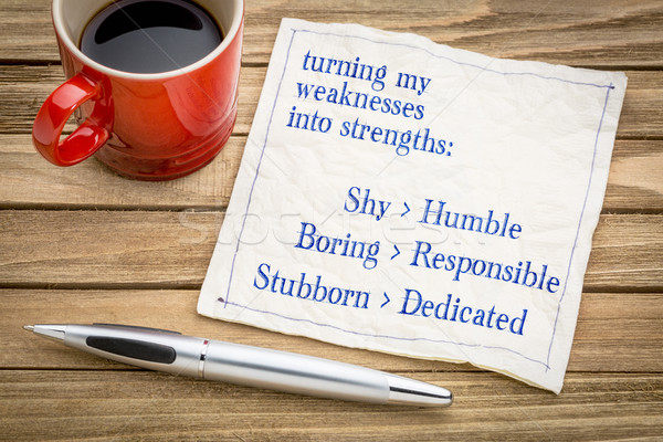 turning my weakness into strengths Stock photo © PixelsAway