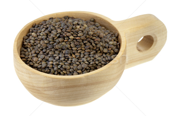 scoop of French green lentils Stock photo © PixelsAway