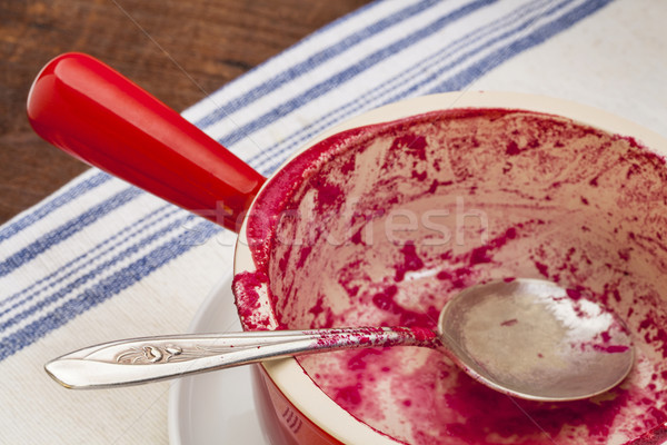 empty soup bowl Stock photo © PixelsAway