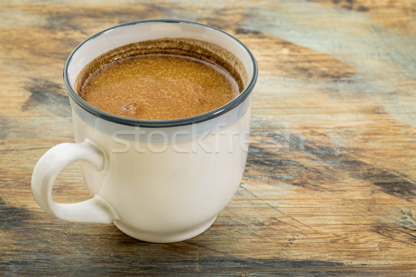 Taze yağlı kahve fincanı kahve tereyağı hindistan cevizi Stok fotoğraf © PixelsAway