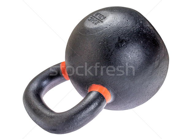 Fitness kettlebells izolat concurenta Imagine de stoc © PixelsAway