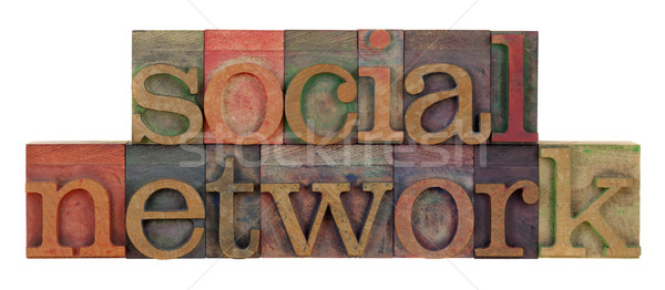 Stock photo: social network