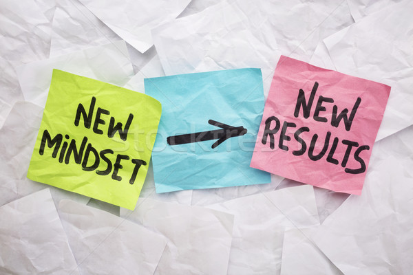 new mindset and results  Stock photo © PixelsAway