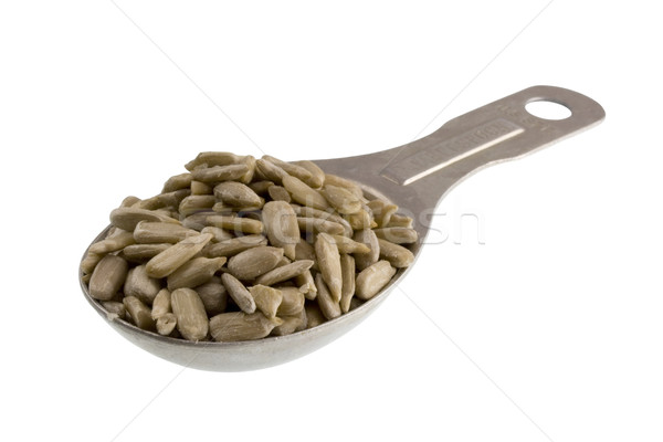 measuring tablespoon of sunflower seeds Stock photo © PixelsAway