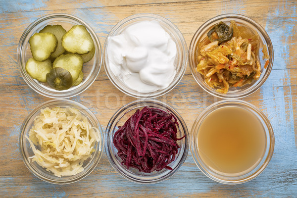 fermented food collection Stock photo © PixelsAway