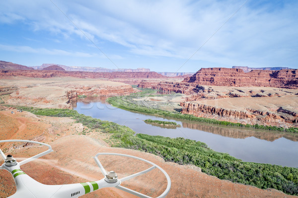Canyon fiume jeep percorso campo Foto d'archivio © PixelsAway