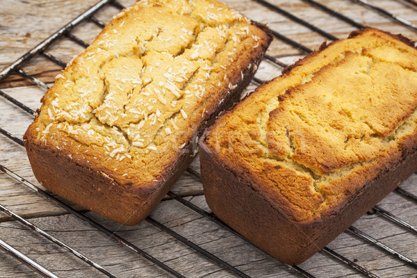 freshly baked coconut bread Stock photo © PixelsAway