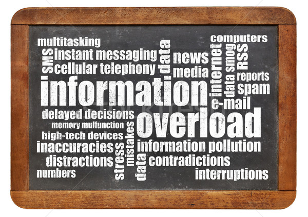 information overload concept Stock photo © PixelsAway