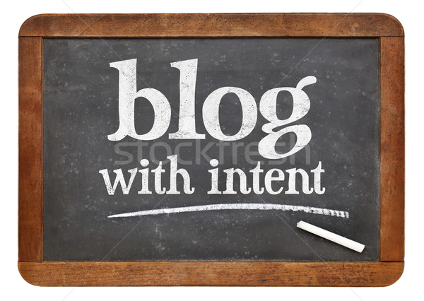 blog with intent advice or reminder Stock photo © PixelsAway