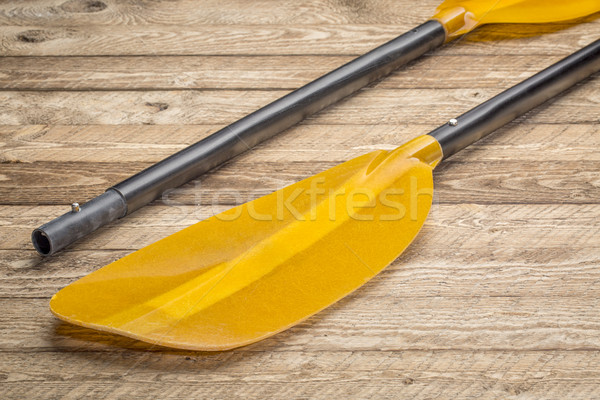 take-apart whitewater kayak paddle Stock photo © PixelsAway